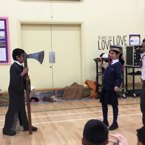 Year 4 Anglo-Saxon Workshop