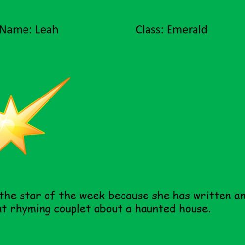 Summer 1 - Week 4