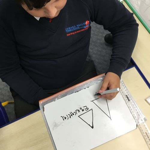 Year 4 - investigating and comparing triangles