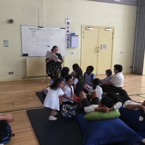 Year 4 teachers reading