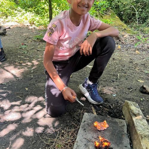 Fire starting!