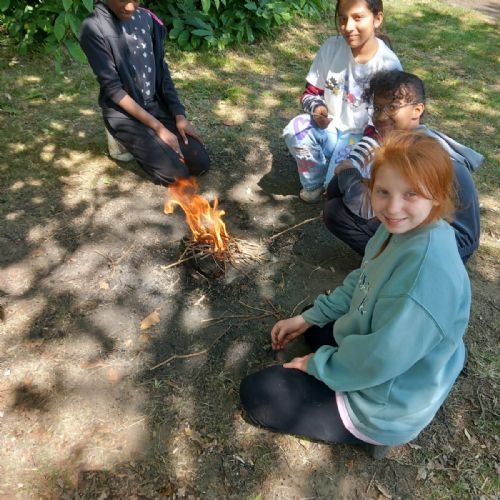 Fire starting!
