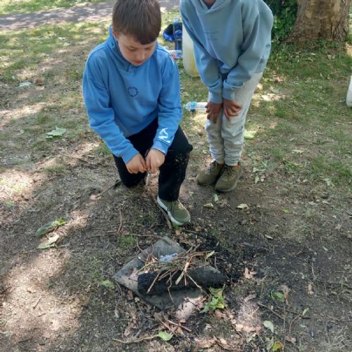 Fire starting!