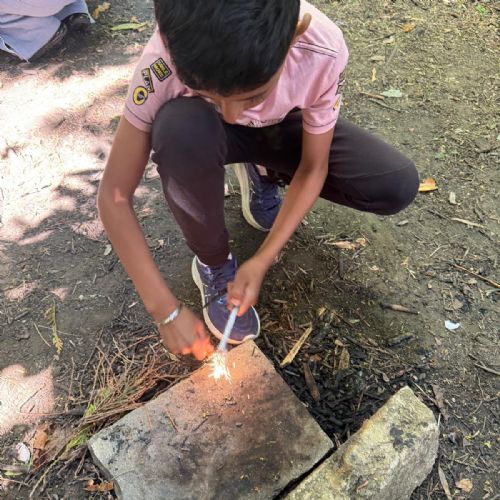 Fire starting!